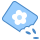blue ui style papiertüte mit samen icon