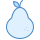blue ui style pear icon
