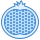 blue ui style granatapfel icon
