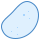 blue ui style 감자 icon