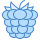 blue ui style raspberry icon