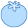 blue ui style 토마토 icon