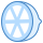 blue ui style 감귤류의 icon