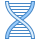 blue ui style biotech icon