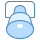 blue ui style ellipsoidal reflector icon