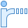 blue ui style infrared icon
