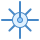 blue ui style laser beam icon