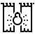 ios 17 outlined style vorhang licht icon