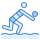 blue ui style 비치 발리볼 icon