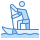blue ui style 独木舟冲刺 icon