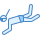 blue ui style 스노클링 icon