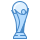 blue ui style weltmeisterschaft icon