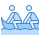 blue ui style giro sulla banana icon