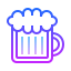 gradient style 맥주 icon