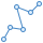 blue ui style polyline icon
