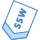 blue ui style süd süd west icon