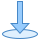 blue ui style 지오 펜스를 입력 icon