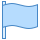 blue ui style 가득 국기 (2) icon