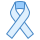blue ui style 암 리본 icon