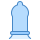blue ui style kondom an icon