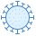 blue ui style 코로나 icon