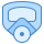 blue ui style escape mask icon