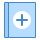 blue ui style gesundheitsbuch icon