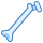 blue ui style 뼈 icon