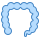blue ui style 직장 icon