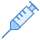 blue ui style 주사기 icon