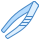 blue ui style tweezers icon