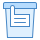 blue ui style 소변 컬렉션 icon
