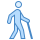 blue ui style disabled access icon