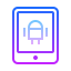 gradient style android tablet icon