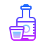 gradient style wine bar icon