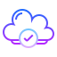 gradient style 클라우드 검사 icon