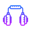 gradient style headphones icon