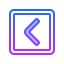 gradient style 왼쪽 제곱 icon
