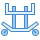 blue ui style jet engine transportation cradle icon