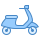 blue ui style 스쿠터 icon