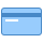 blue ui style bank karte rückseite icon