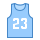 blue ui style basketball trikot icon