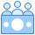 blue ui style community grants icon