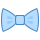blue ui style gefüllte fliege icon