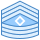 blue ui style first sergeant 1sg icon