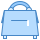 blue ui style handbag icon