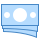 blue ui style cash icon