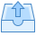 blue ui style postausgang icon