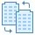 blue ui style zugehörige firmen icon