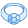 blue ui style 반지 전면보기 icon